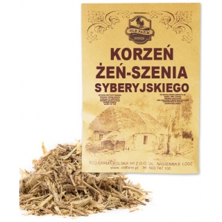 ŹEŃSZEŃ SYBERYJSKI KORZEŃ KROJONY 100 G